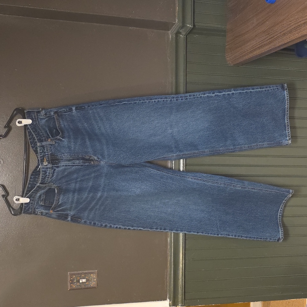 Old Navy Extra High Rise Curvy Wide Leg  Denim size 14